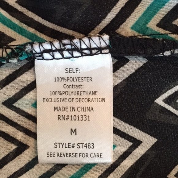 Charlotte Russe long sleeve sheer top - Picture 4 of 4